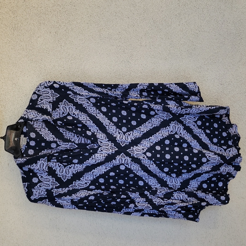 ANAMA Blue/White Tunic Dress